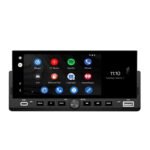 Junsun Drathlos Carplay Android Auto RDS mit Rückfahrkamera 1Din - immagine 2