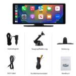 Junsun Drathlos Apple Carplay Android Auto 4K 10.26-Zoll Display - immagine 9
