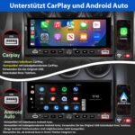 Junsun Drathlos Carplay Android Auto RDS mit Rückfahrkamera 1Din - immagine 3