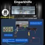 Junsun Drathlos Carplay Android Auto RDS mit Rückfahrkamera 1Din - immagine 6