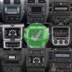 Junsun Radio für VW Golf 5 6 Polo 6R Touran Tiguan Skoda Carplay Android Auto Bluetooth Navi RDS - immagine 2