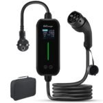 Junsun EV-Ladekabel E-Auto Ladegerät 3.5KW/7KW/11KW Typ 2 6-16A/32A - immagine 3