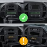 Junsun Radio für Mercedes Vito W447 Carplay Android Auto Bluetooth Navigation GPS - immagine 2