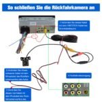 Junsun Drathlos Carplay Android Auto Display mit Rückfahrkamera 1Din - immagine 8