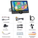 Junsun Universal 1DIN Android Radio Carplay Navi RDS DAB+ 4G LTE GPS - immagine 11