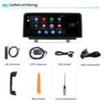 Junsun Carplay für BMW 3 Series F30 F31 NBT EVO ID6 Carplay Android Auto & GPS - immagine 4