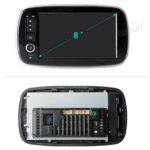 Junsun Radio für Smart 453 Fortwo Forfour Carplay Android Auto Navi RDS - immagine 2