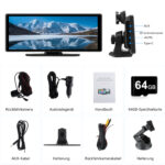 Junsun Apple CarPlay wireless Android Auto 4K 10.26 pollici Display telecamera posteriore regolabile