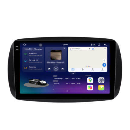 Junsun 2K-Display Radio Smart 453 Fortwo Forfour CarPlay Android Auto X9/X9 Plus
