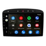 Junsun Autoradio per Peugeot 308 CarPlay Android Auto Bluetooth Navigazione