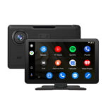 Junsun Apple CarPlay wireless Android Auto 9 pollici Display telecamera posteriore