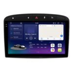 Junsun Autoradio 2K per Peugeot 308 408 CarPlay Android Auto Bluetooth Navigazione X9
