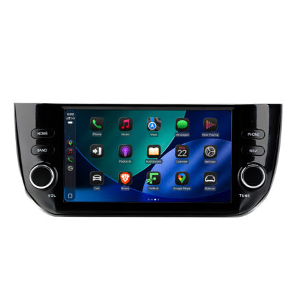 Junsun Autoradio per Fiat Punto EVO CarPlay Android Auto Navigazione Bluetooth