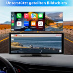 Junsun Apple CarPlay wireless Android Auto 4K 10.26 pollici Display telecamera posteriore regolabile