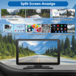 Junsun Apple CarPlay wireless Android Auto 9 pollici Display telecamera posteriore