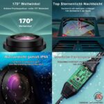 Junsun Telecamera posteriore per BMW con Maniglia