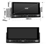 Junsun CarPlay Wireless 1Din USB-C con Telecamera posteriore