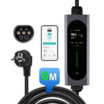 Junsun EV Ladegerät Elektroauto Ladekabel Typ 2 6-32A 3.5KW/11KW/22KW APP-Steuerung
