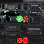 Junsun Autoradio 13" per VW T5 CarPlay Android Auto Navigazione Bluetooth -V2 Plus