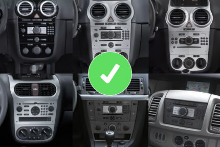 Junsun Linux 7" Radio für Opel Astra H Zafira B Combo C Corsa D CarPlay Android Auto Bluetooth