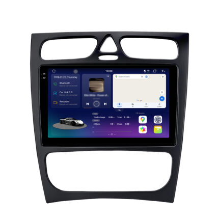 Junsun 2K-Display Radio für Mercedes W203 Vorfacelift CarPlay Android Auto X9