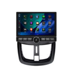 Junsun Autoradio Android V2 10,6" con manopola per Peugeot 207 CarPlay Android Auto GPS