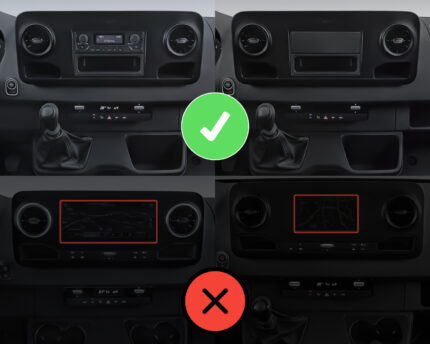 Junsun Autoradio Linux 10" per Mercedes Sprinter 907 CarPlay Android Auto Bluetooth – 2