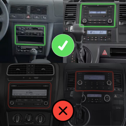 Junsun Autoradio Linux 7" per VW Golf 4 Passat B5 Polo 9N 9N3 CarPlay Android Auto Bluetooth – 2