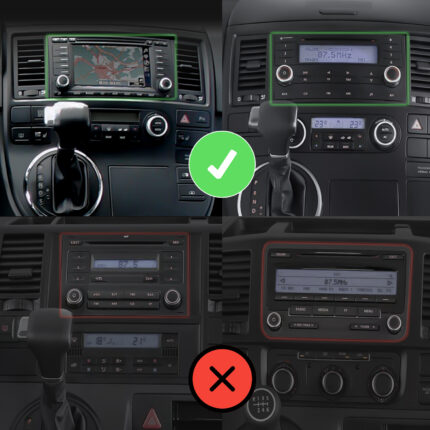 Autoradio VW T5 Linux 10,6 pollici con manopola e CarPlay – Junsun – 2
