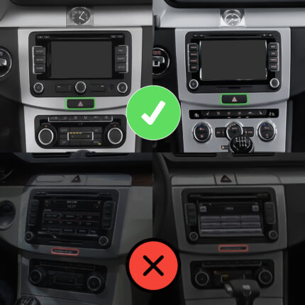 Junsun Autoradio Linux 10" per VW Passat B7 CarPlay Android Auto Bluetooth – 2