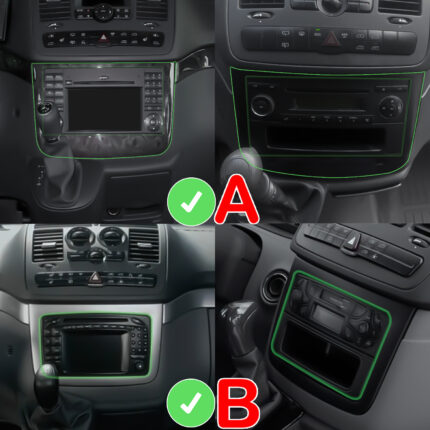 Junsun Autoradio Linux 10" per Mercedes Vito W639 2006-2015 CarPlay Android Auto Bluetooth – 2