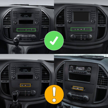Autoradio Mercedes Vito W447 Android V2 10,6 pollici – Junsun – 2