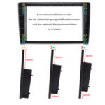 Junsun Autoradio Android V2 10,6" con manopola per Peugeot 207 CarPlay Android Auto GPS - immagine 3